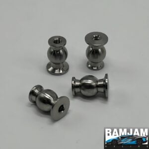 Arrma Kraton 6s v5 Titanium Inner/Outer Steering Pivot Ball Set