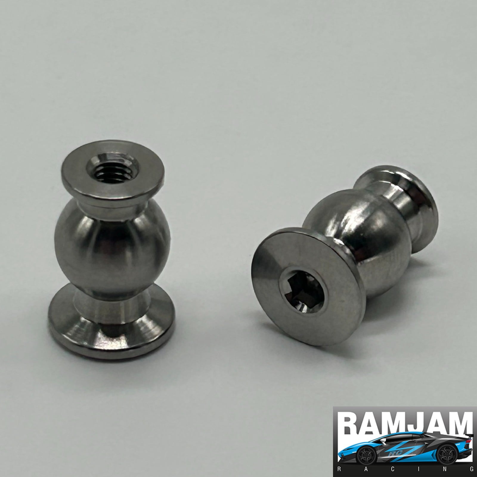 Arrma Kraton 6s v6 Titanium Inner Steering Pivot Ball Set - Image 2