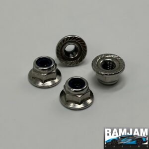 Traxxas 4-Tec 3.0 Corvette Compatible Stainless Wheel Nuts