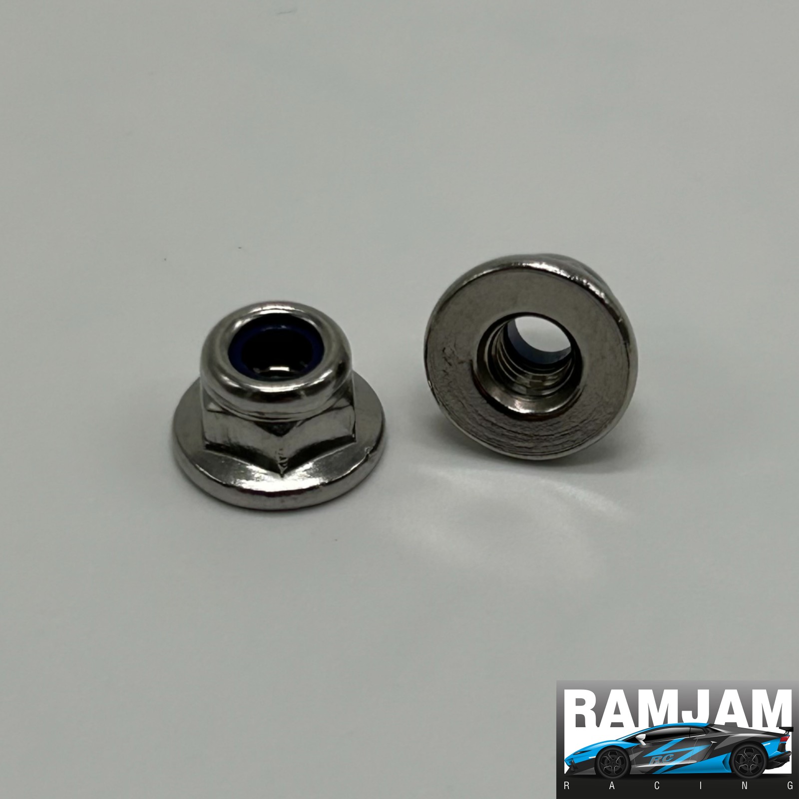 Stainless Non-Serrated M4 Wheel Nuts, Pack of 2