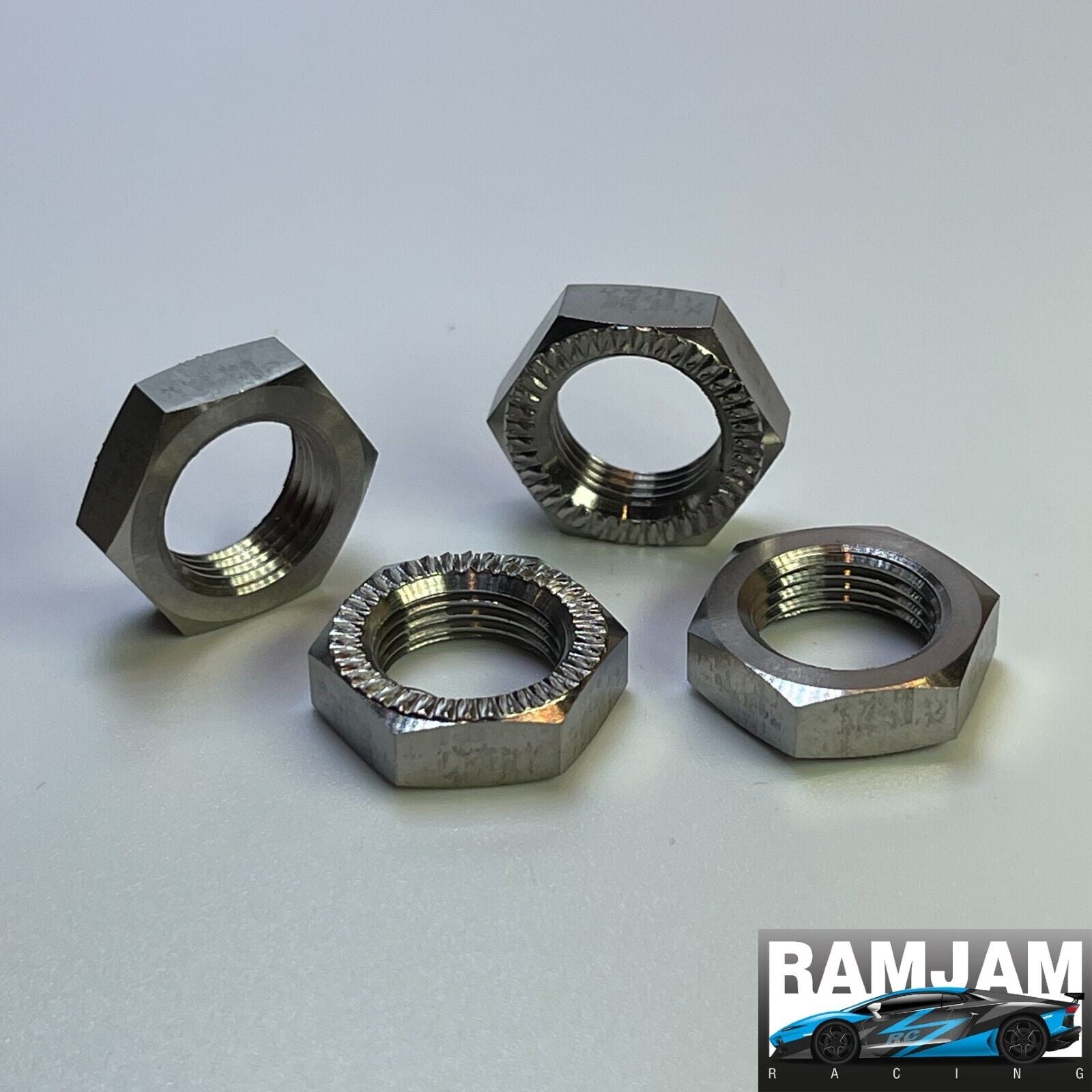 Arrma 1/8 Talion EXB 6s Titanium Wheel Nuts 17mm